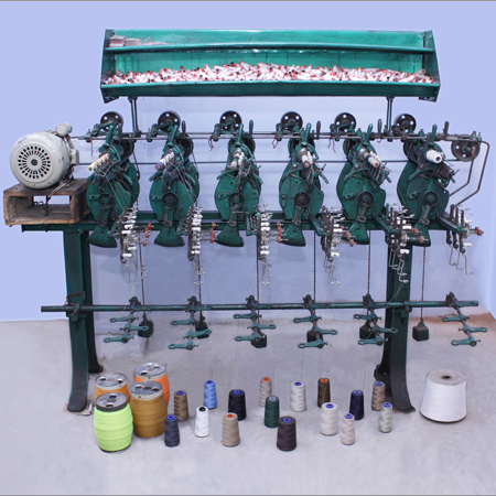 Six Heads Thread Winding Machine